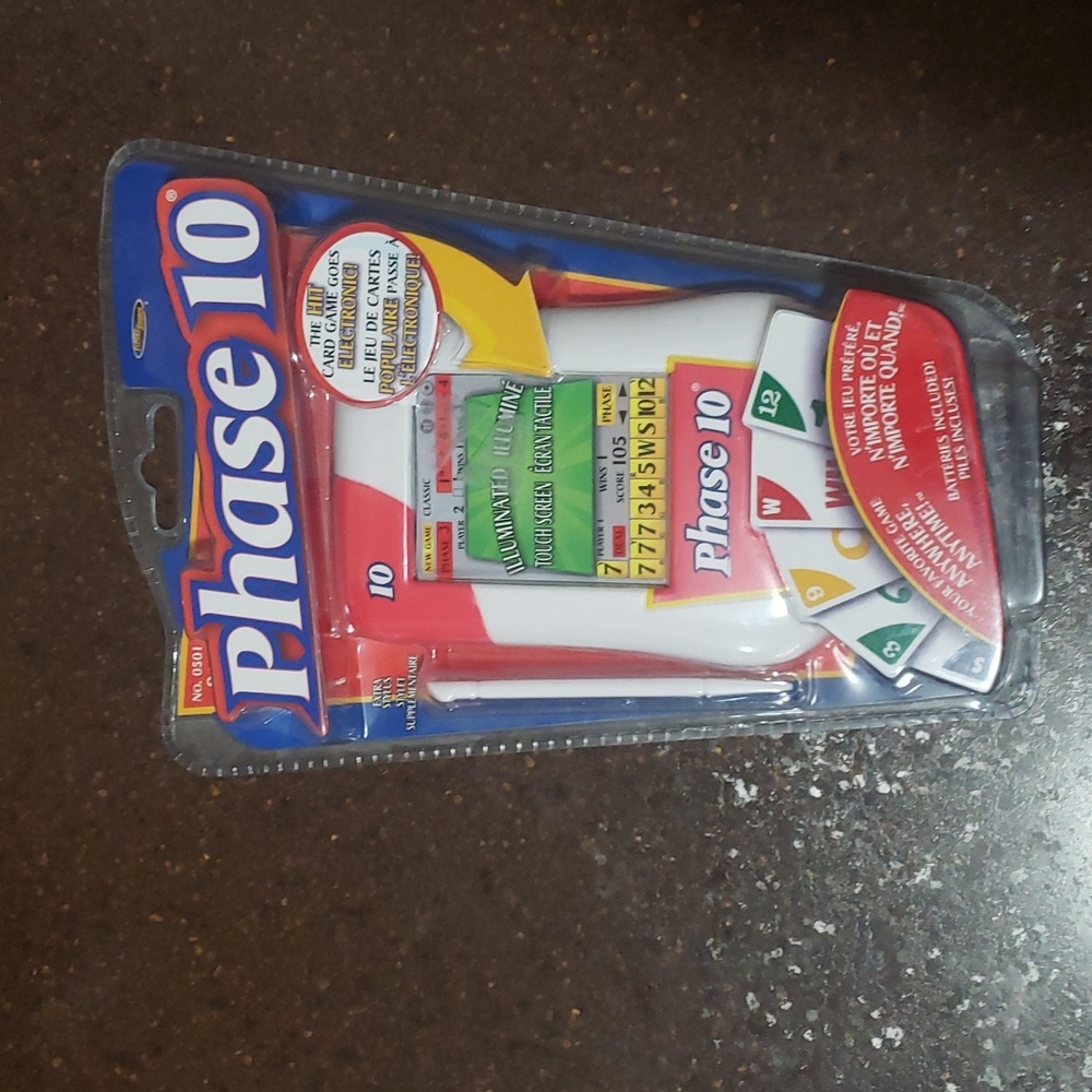 Phase 10 Electronic Illuminated Touchscreen Card Game Techno Source Fundex.